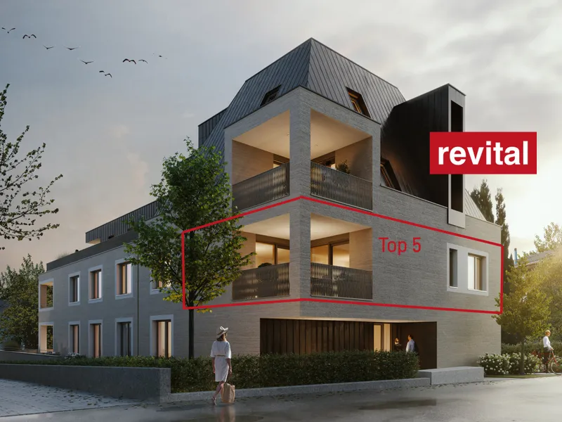 Exklusive Terrassenwohnung mit gelungenem Grundriss, Morgensonne und Bergblick– bezugsbereit Ende 2026 – Top 5