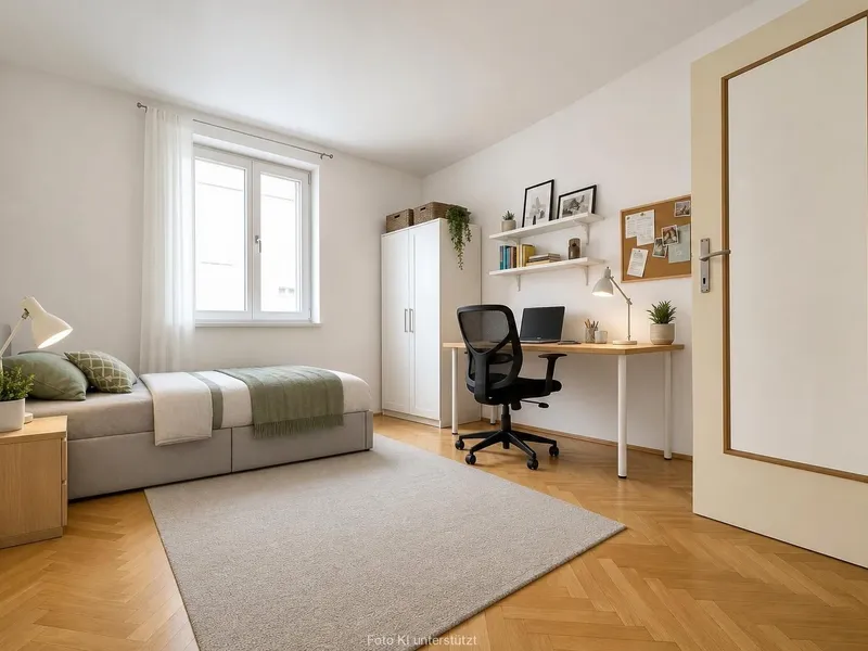 MÖBLIERTES WG-ZIMMER IN KLAGENFURT ZU VERMIETEN | NUR FÜR DAMEN | AB 26.10.2026