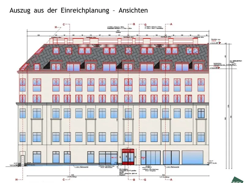 Aufstockung und Dachgeschoß-Ausbau Nähe Westbahnhof