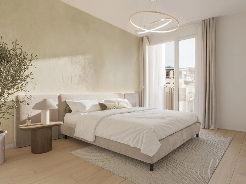 3-Zimmer-Wohnung mit Klimaanlage, Balkon & Terrasse im 5. Obergeschoss