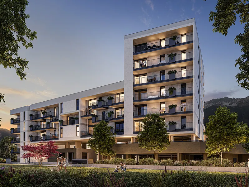 2-Zimmer Wohnung mit großzügigem Wohnbereich und Balkon (Top B1.1)