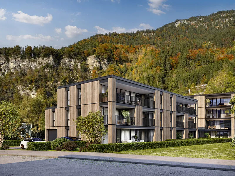 Bereits in Bau: 3-Zimmer Wohnung mit großer Terrasse und idealer Raumaufteilung