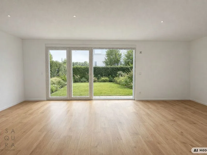 Modernes Neubau-Doppelhaus in Ziegelmassivbauweise