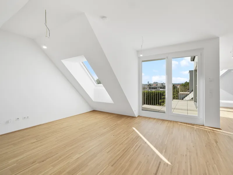 Moderne Erstbezug-Mietwohnungen mit privaten Freiflächen und Garage im 21. Bezirk