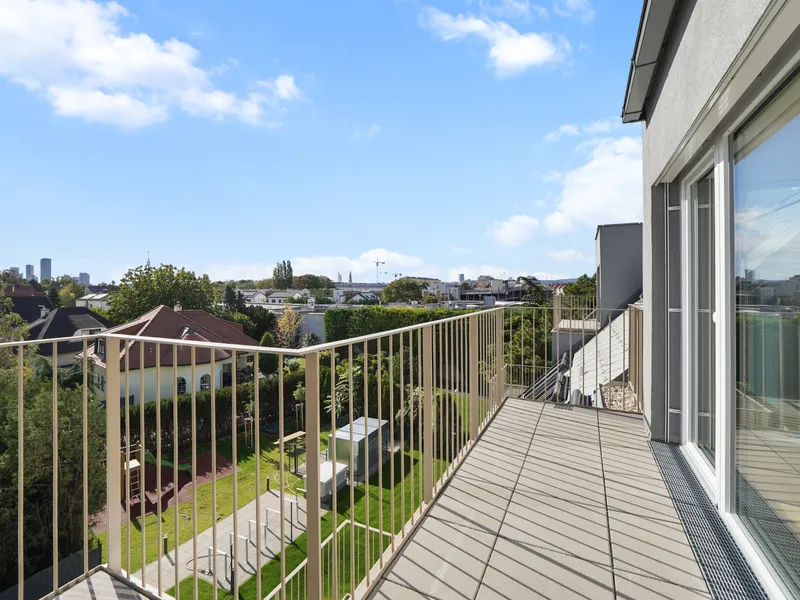 Moderne Erstbezug-Mietwohnungen mit privaten Freiflächen und Garage im 21. Bezirk