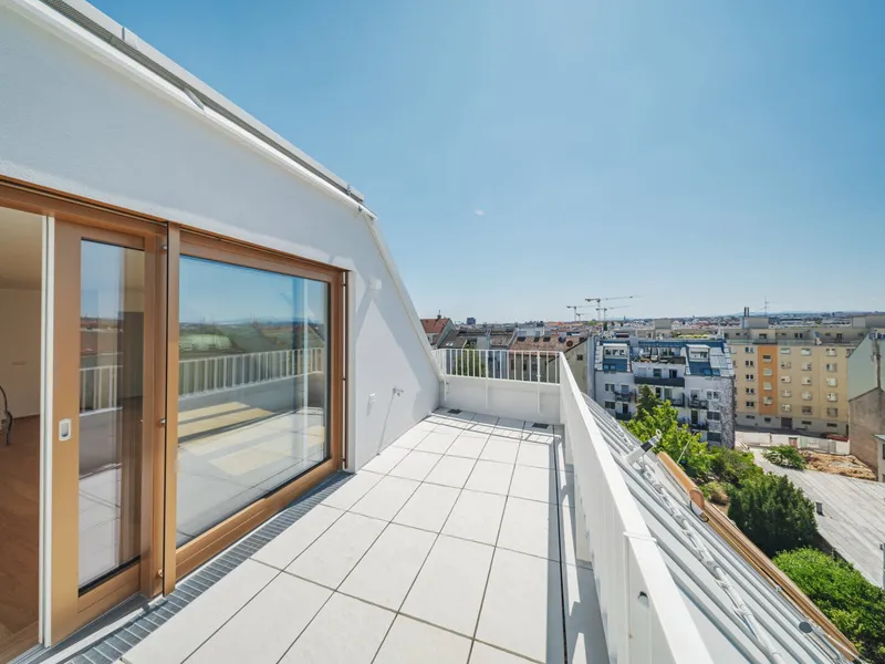 THE TEMPTATION - Dachgeschoss-Maisonette mit 2 Terrassen + Balkon | 23 m² Freifläche, 3 Zimmer