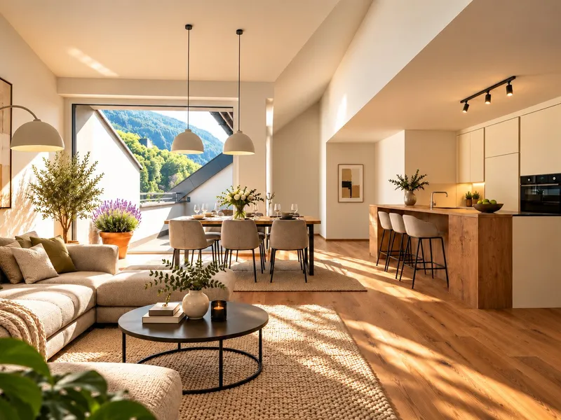 Wohnen über den Dächern Kufsteins – Exklusives Maisonette-Penthouse mit traumhaftem Festungs- und Innblick