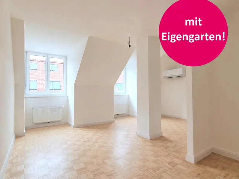 GOODIE! Charmante Wohn-Oase im Dachgeschoß mit Eigengarten!