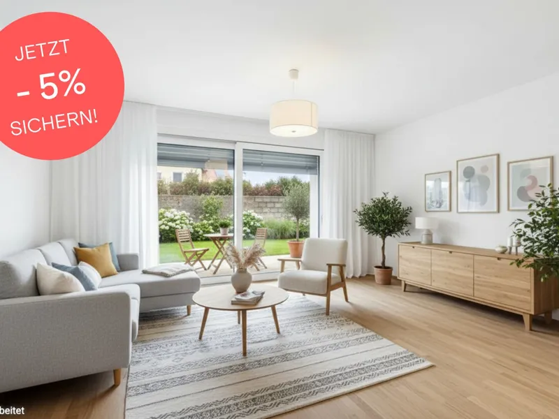 Jetzt 234.000,- statt 246.000,-! Für Vermietungsprofis: Perfekt geschnittene 2-Zimmer-Gartenwohnung | Abstellraum, Privatsphäre | Provisionsfrei