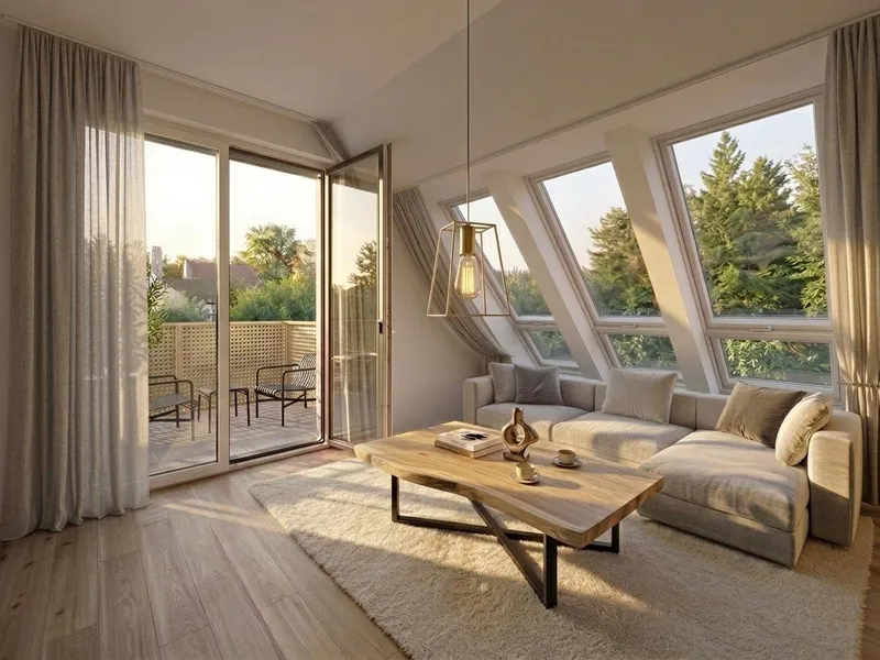 Wohntraum mit Ausblick: Lichtdurchflutete 4-Zimmer-Dachgeschosswohnung mit großer Terrasse - Bezugsfertig im Dezember !