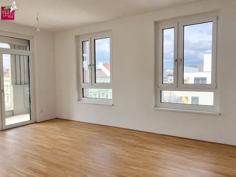 4 Zimmer mit Weitblick – ca. 97 m² und ca. 20 m² Loggia in 1030 Wien  Schöpsstraße | 6. Liftstock | Nähe U3, Gasometer und Hyblerpark