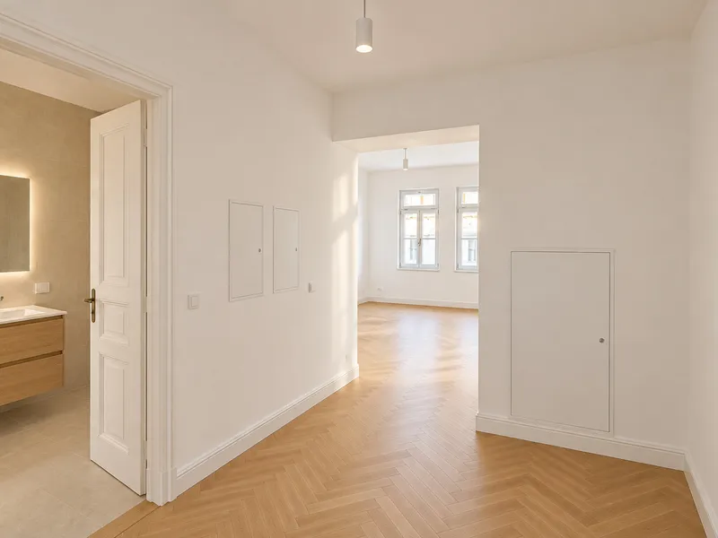 Wiener Altbau mit Loggia und Erker - Erstbezug nach hochwertiger Baumeister-Kernsanierung mit 3 Jahren Gewährleistung