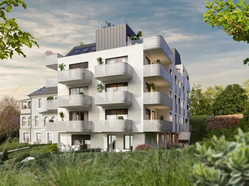 Familienfreundliche 3-Zimmer-Wohnung mit 2 Balkonen in absoluter Grünruhelage ! Bezugsfertig im Dezember !