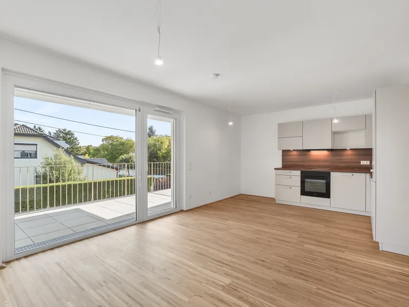 Moderne Erstbezug-Mietwohnungen mit privaten Freiflächen und Garage im 21. Bezirk