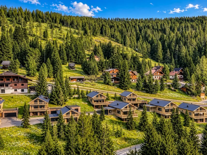 9 baugenehmigte Chalets mit Freizeitwohnsitzwidmung