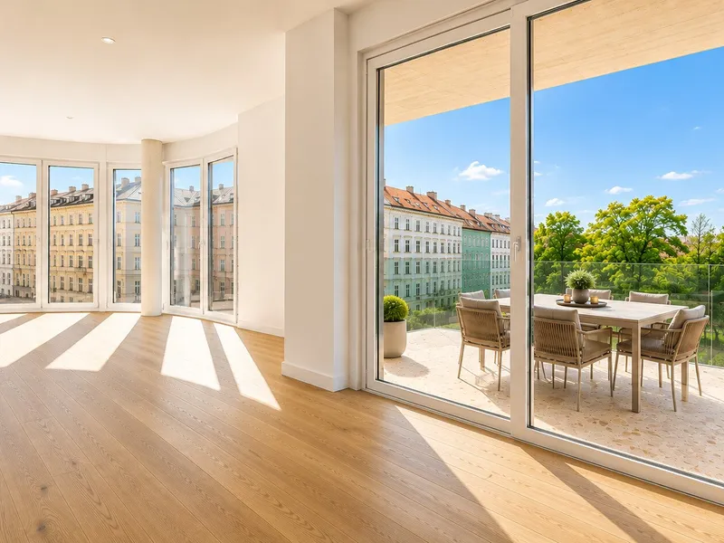NEU | Exklusive Aktion – Küche inklusive | Jetzt sichern! "DONAU PERLE" Exklusiver Erstbezug in Wien: Stilvolle 2-Zimmer-Wohnung mit Balkon in Toplage!