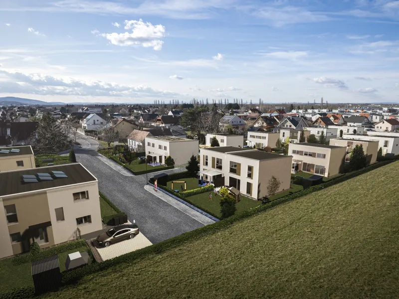 Neubau-Einfamilienhaus (Haus 4) in ruhiger Niedrigstenergiehaus-Siedlung in Königstetten: Wohntraum vor den Toren Wiens